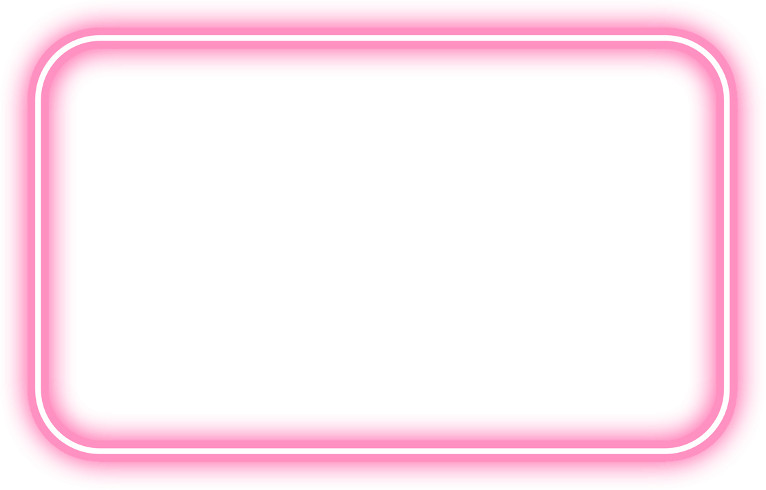 Pink Glowing Rectangle Frame